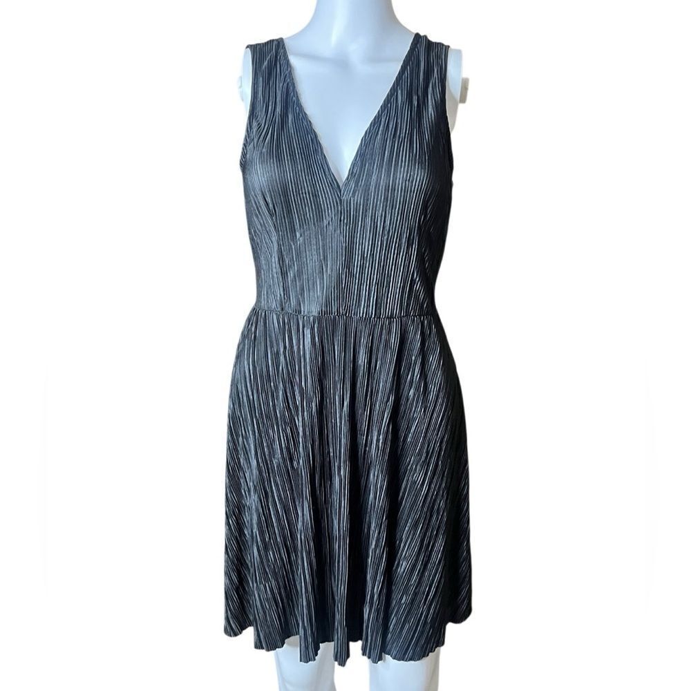 Divided Shimmering Black Mini Dress Size 8